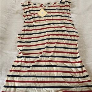 NWT boatneck striped tank